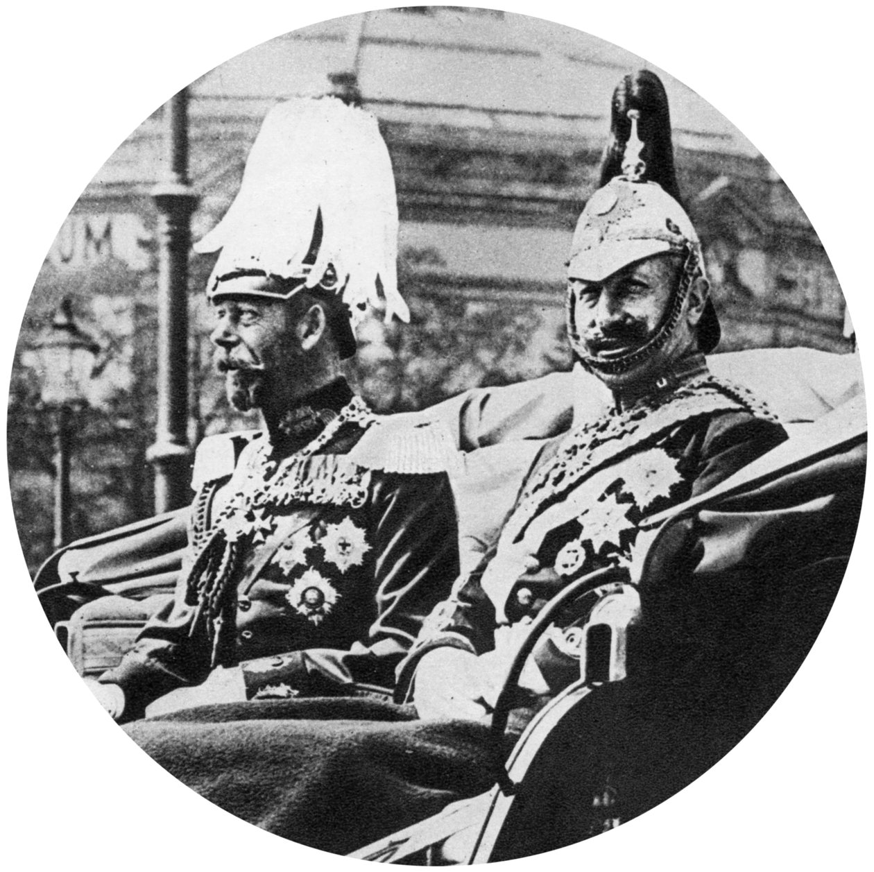 Kung George V av Storbritannien och den tyska kejsaren, Berlin, 1913 av Unbekannt