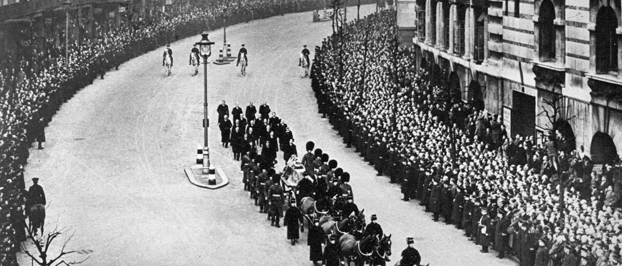King George Vs begravningsprocession, London, januari 1936 av Unbekannt