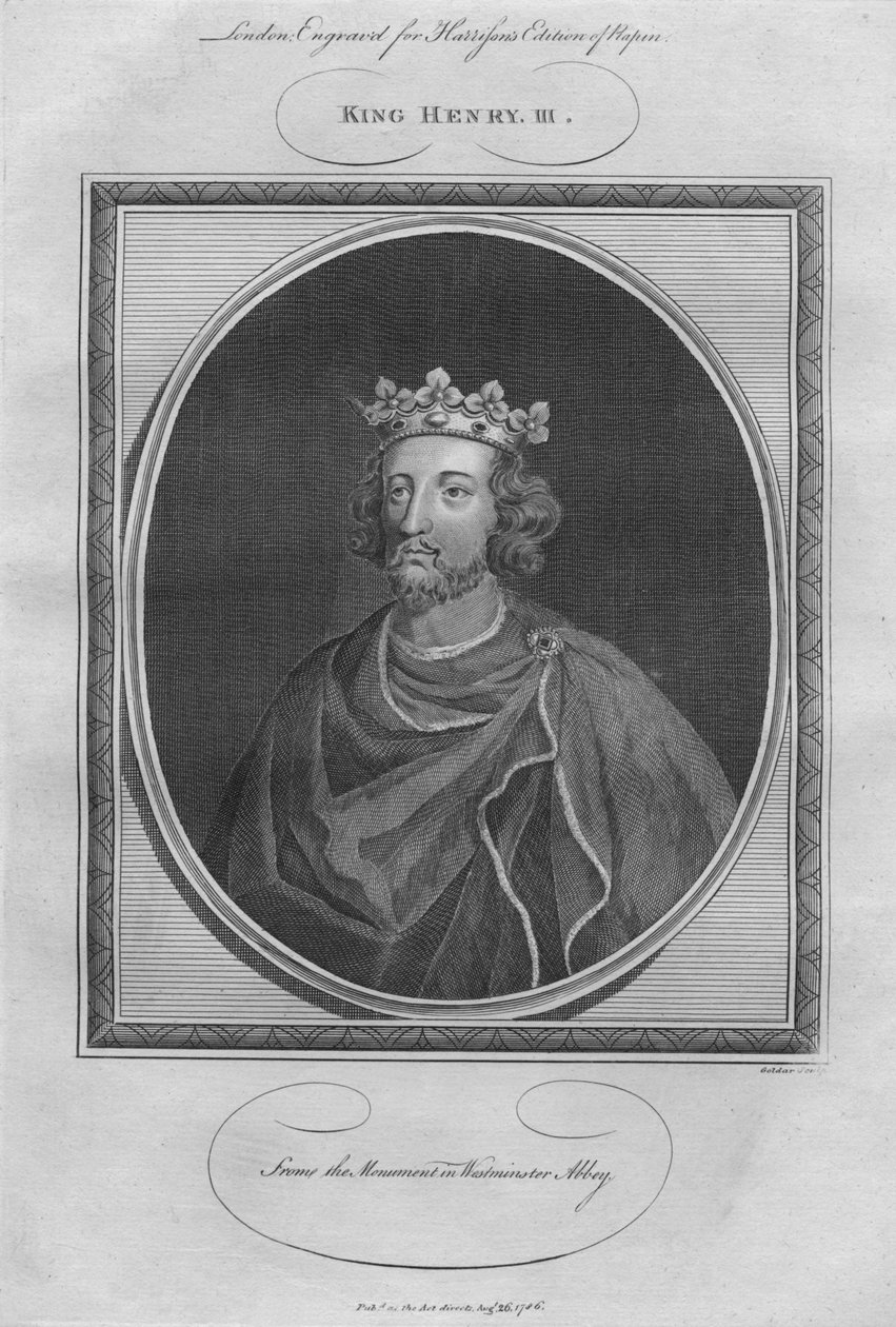 Kung Henrik III, 1786. av Unbekannt