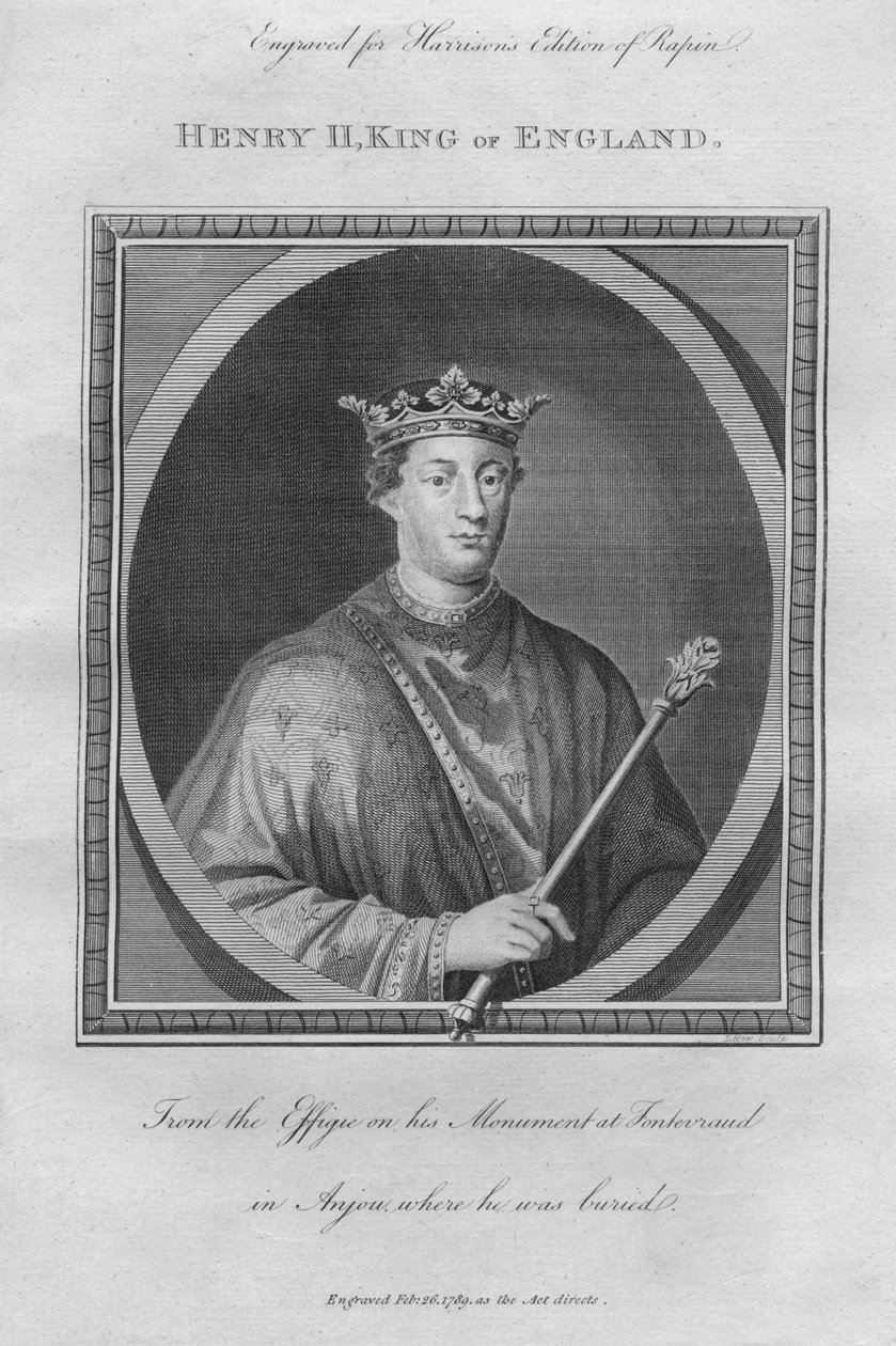 Kung Henrik II, 1789. av Unbekannt