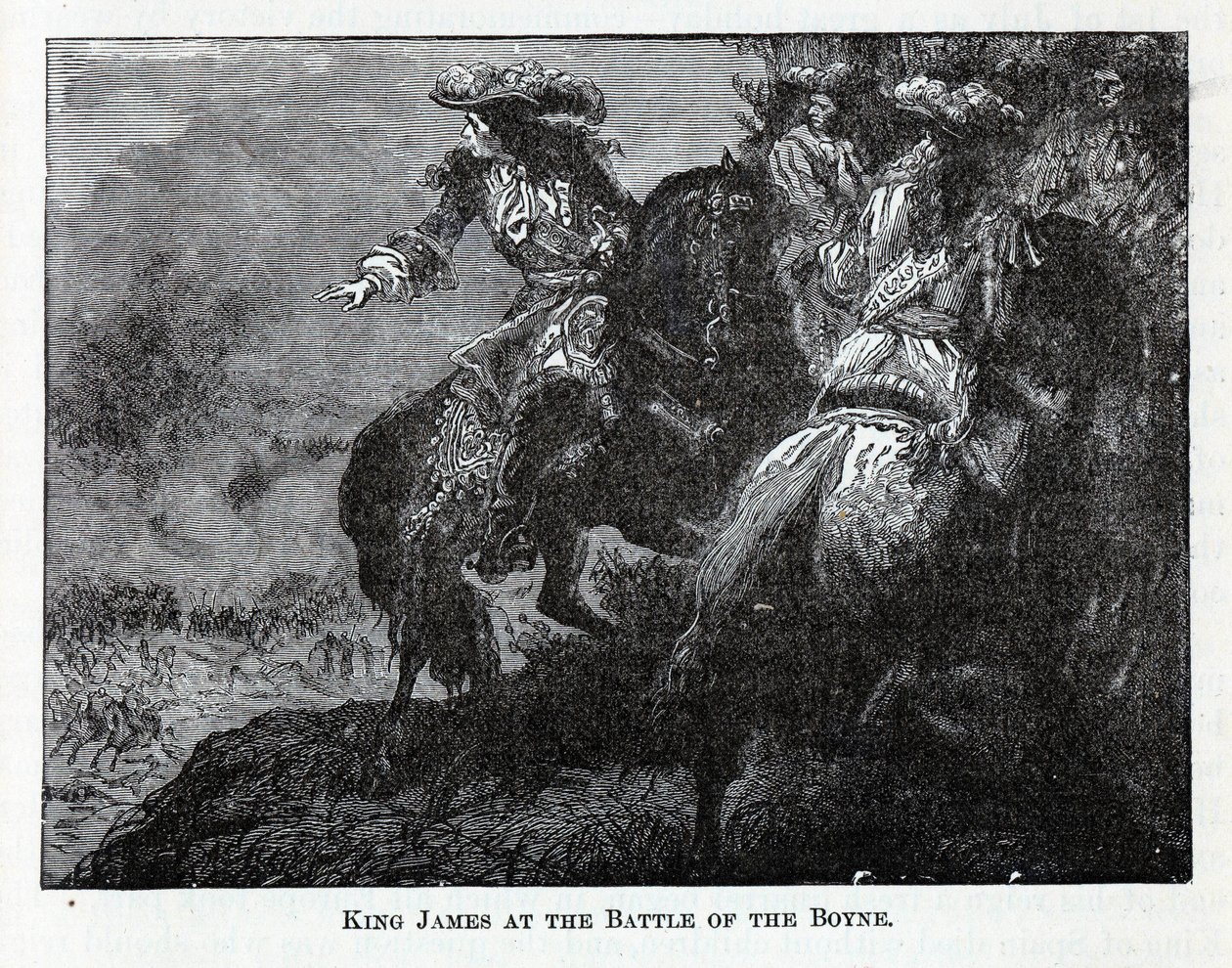 King James i slaget vid Boyne, 1882 av Unbekannt