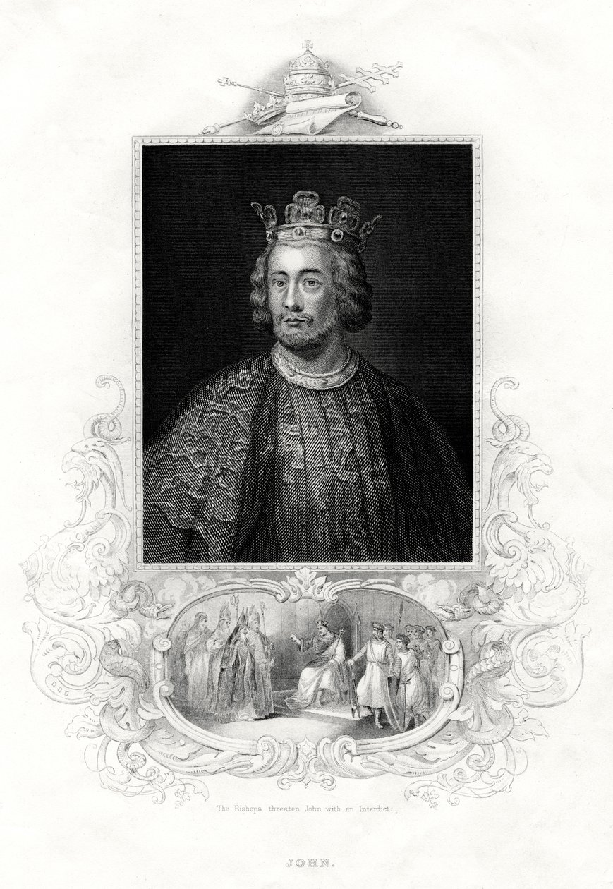 Kung John av England, 1860 av Unbekannt
