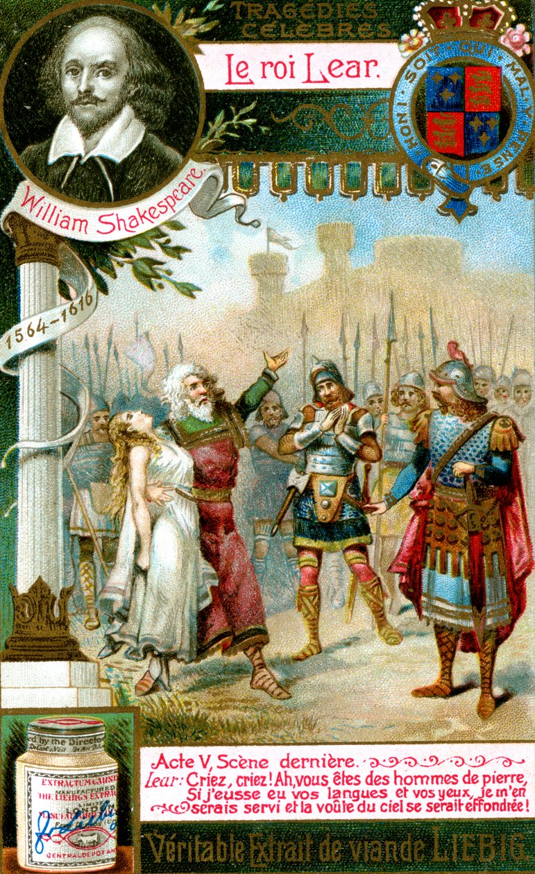 Kung Lear av William Shakespeare 1564-1616, c1900 av Unbekannt