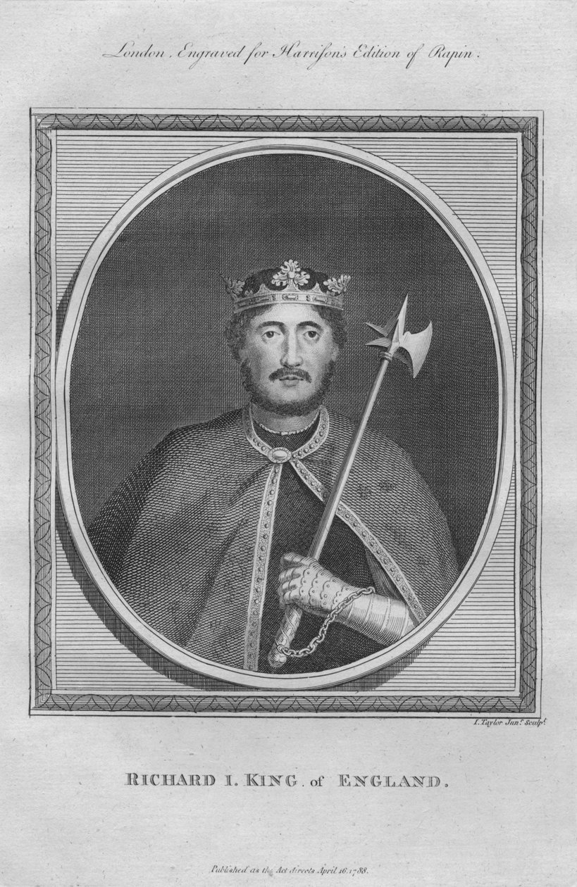 Kung Richard I, 1788. av Unbekannt