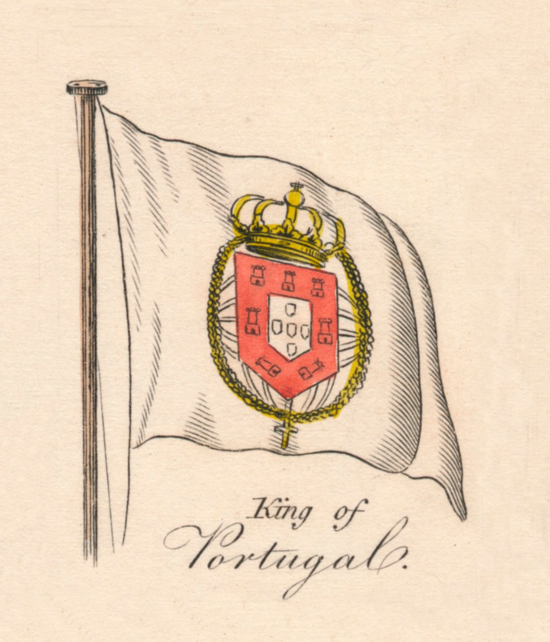 Kung av Portugal, 1838 av Unbekannt