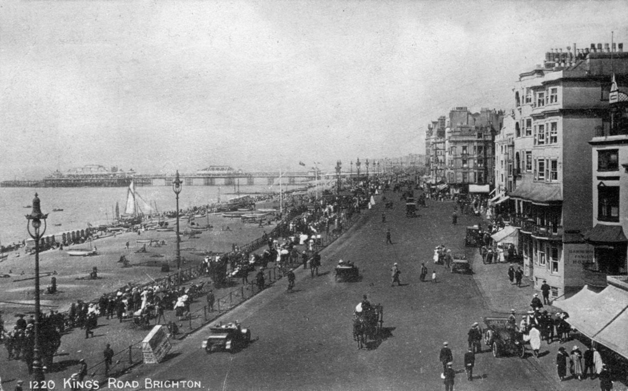 Kings Road, Brighton, East Sussex, tidigt 1900-tal av Unbekannt