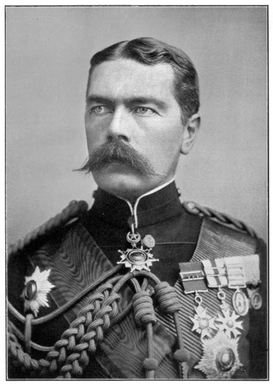 Kitchener of Khartoum i uniform, ca 1900-talet av Unbekannt