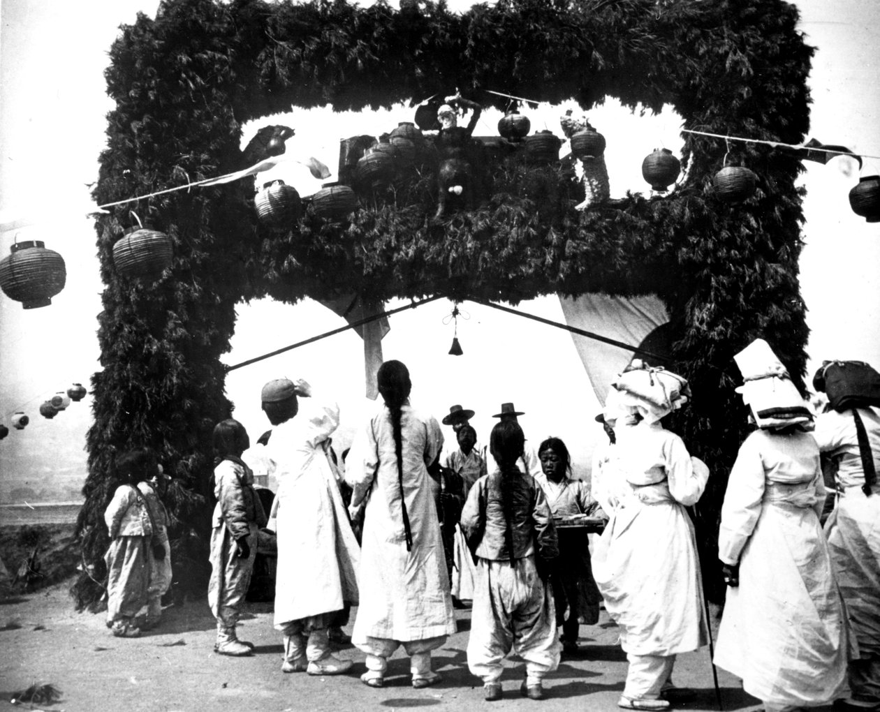 Koreanska barn, 1900 av Unbekannt