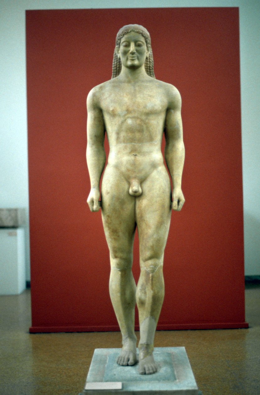 Kouros, c650-500 f.Kr av Unbekannt