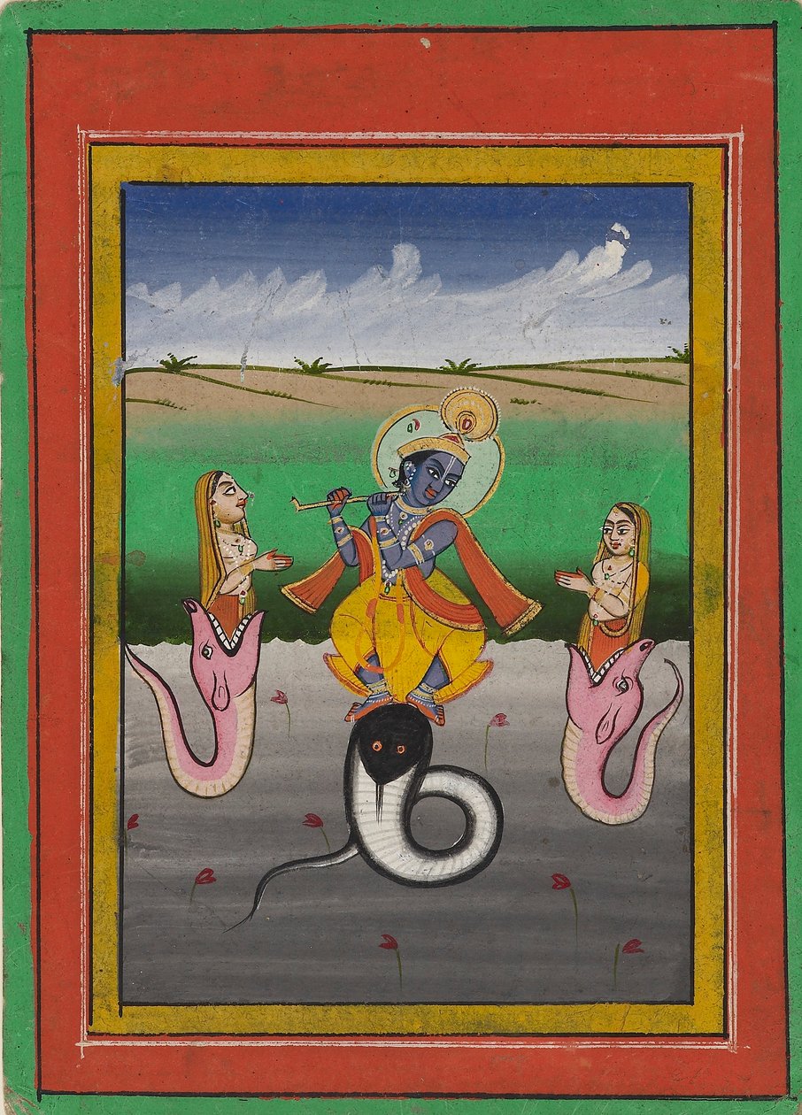 Krishna Kaliyamardaka, tidigt 1900-tal av Unbekannt
