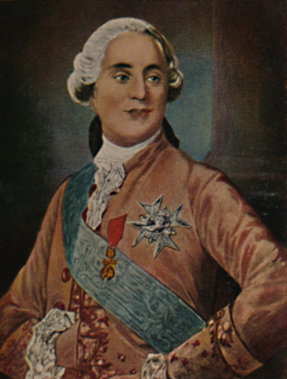 Kung Ludvig XVI av Frankrike 1754-1793. - Målning av Duplessis, 1934. av Unbekannt