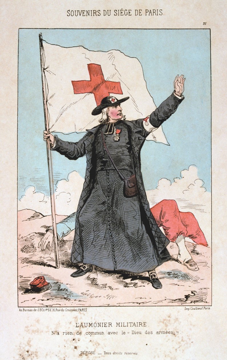 Militärpräst, belägringen av Paris, 1870-1871 av Unbekannt