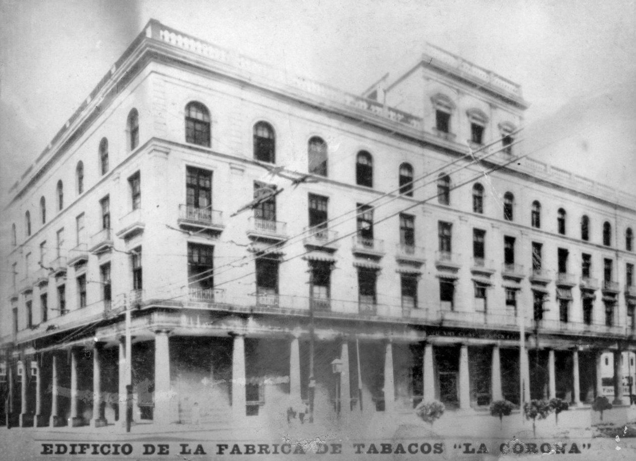 La Corona, tobaksfabrik, 1920-tal av Unbekannt