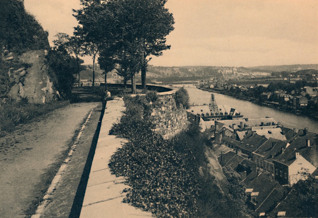 Maas sett från citadellet, c1900 av Unbekannt
