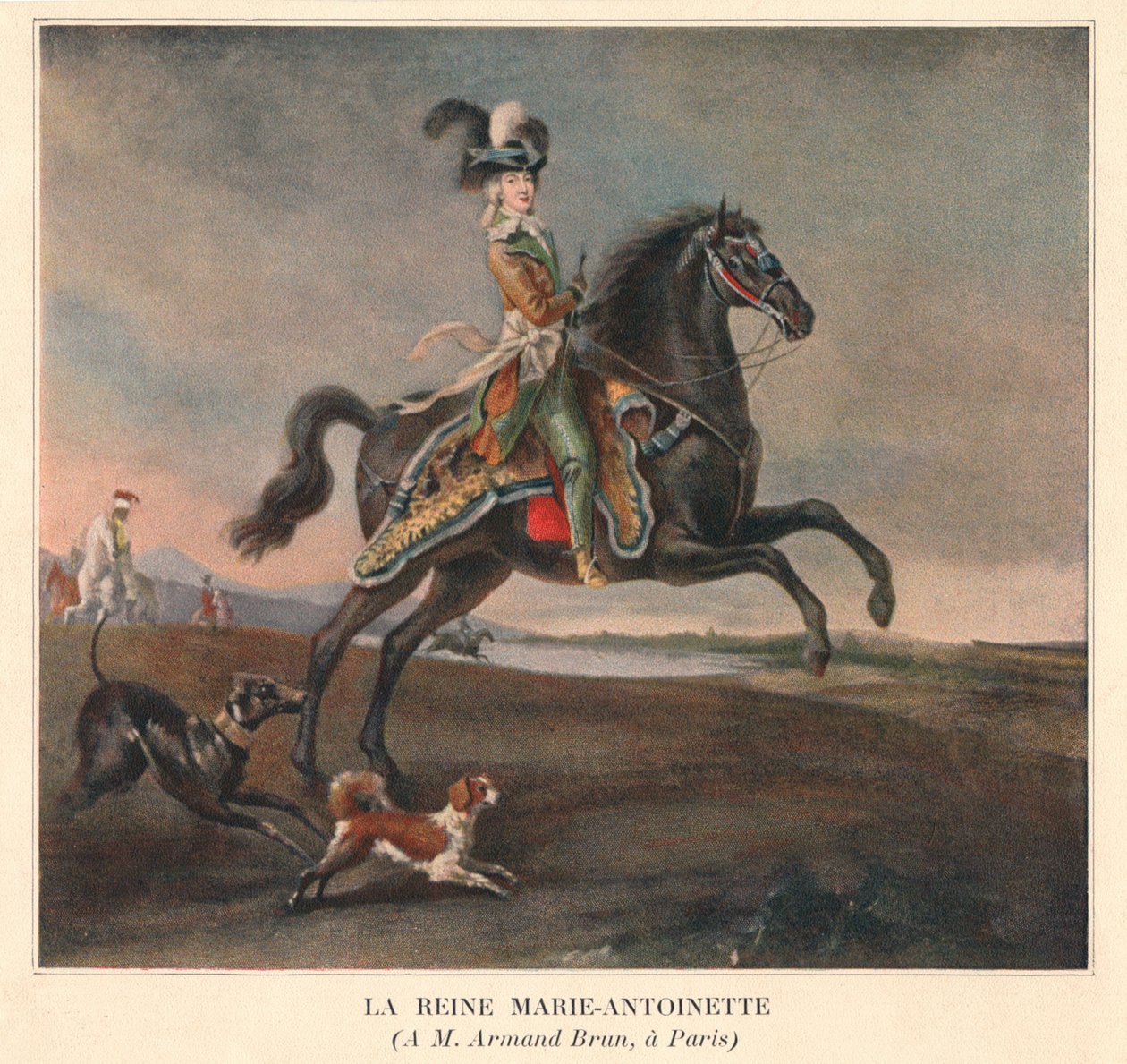Drottning Marie Antoinette, 1783. av Unbekannt