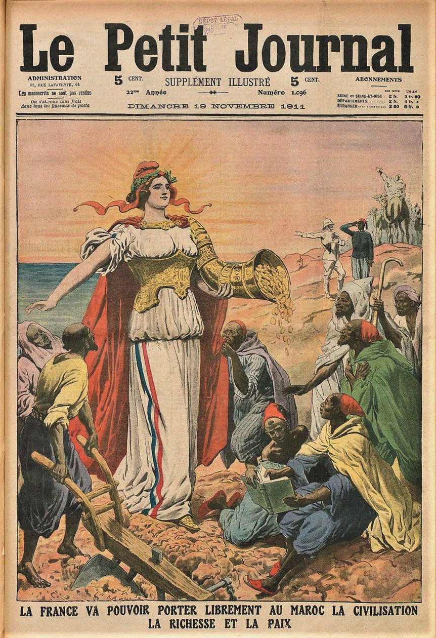 Civiliserande uppdrag. Le Petit Journal, 19 november 1911, 1911. av Unbekannt