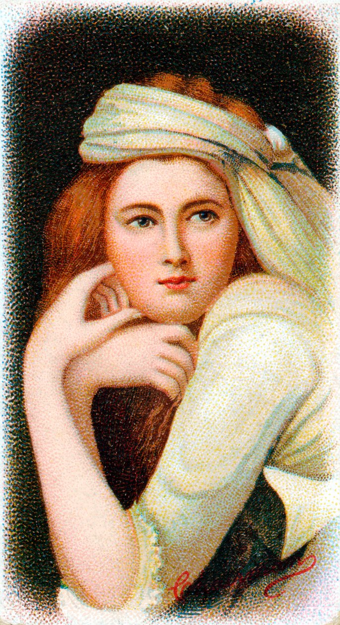 Lady Emma Hamilton c1765-1851, älskarinna till Horatio Nelson av Unbekannt