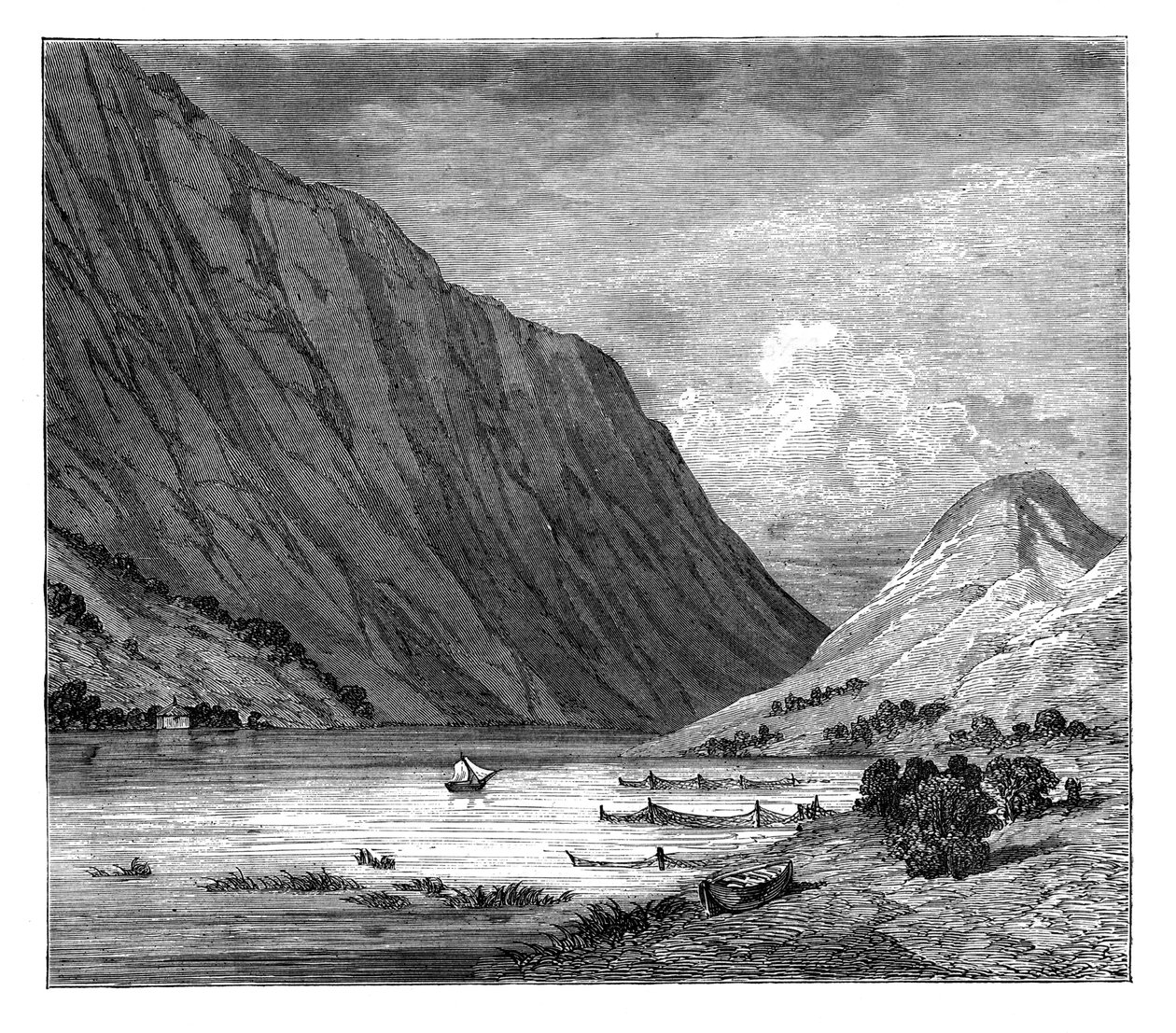 Lake Bandak, Norge, c1890 av Unbekannt