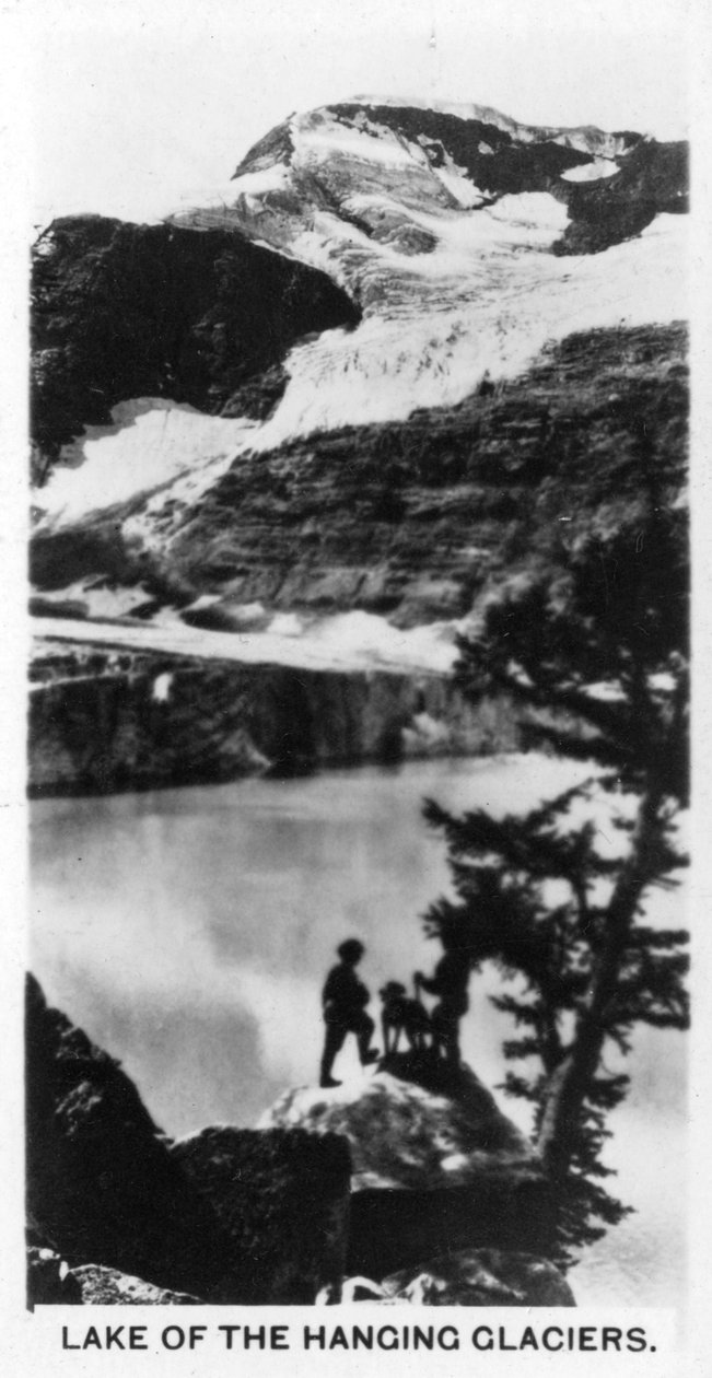 Lake of the Hanging Glaciers, Kanada, c1920-talet av Unbekannt