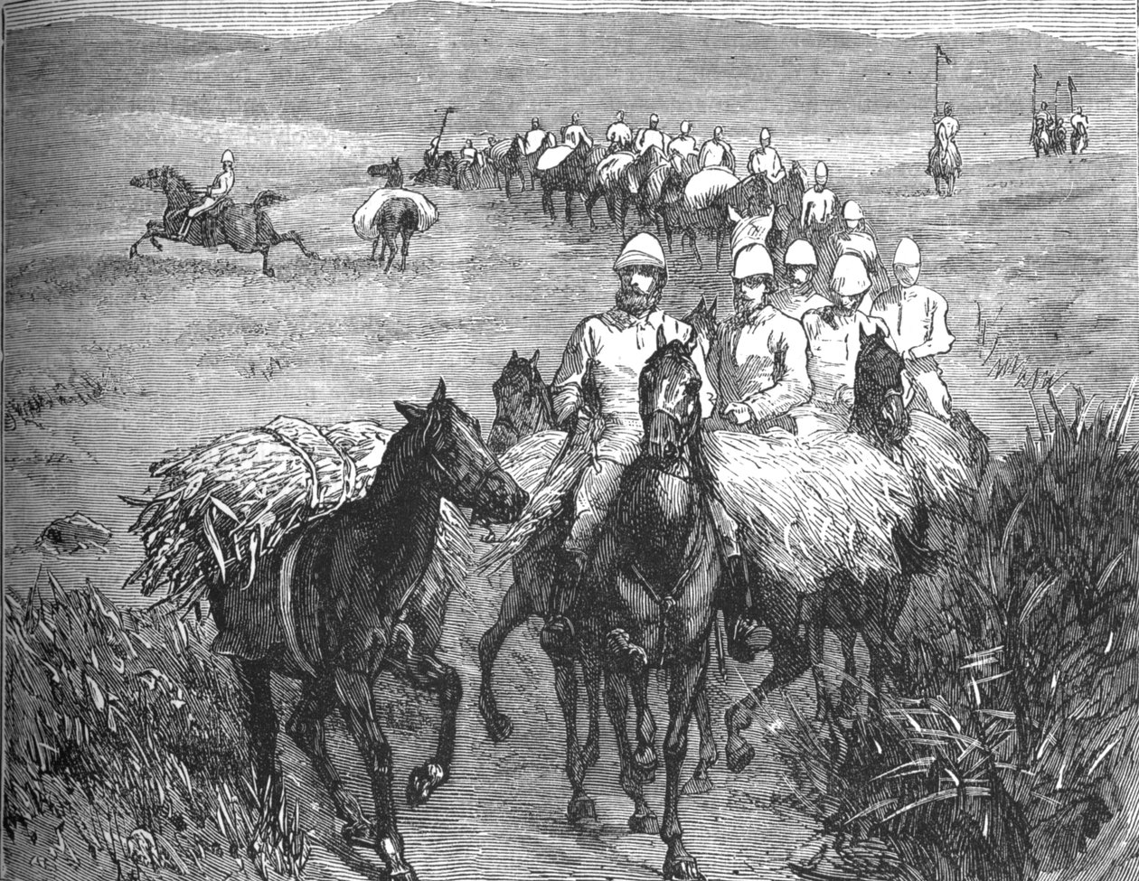 Lancers som återvänder från ett försök, c1880 av Unbekannt