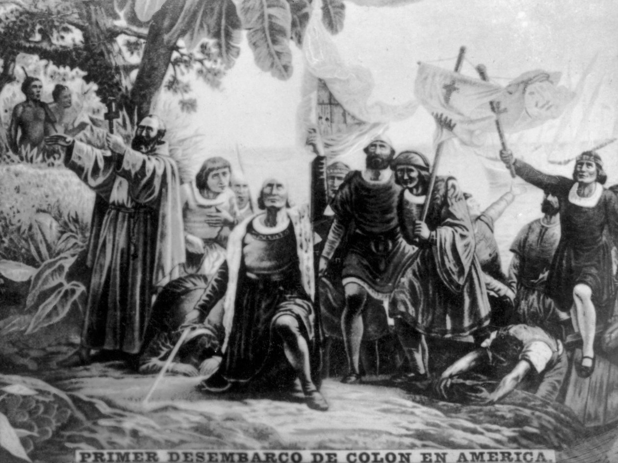 Columbus landning i Amerika, 1400-talet, 1920-talet av Unbekannt