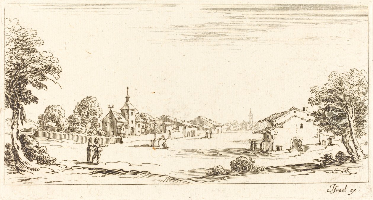 Landskap, i eller efter 1635. av Unbekannt