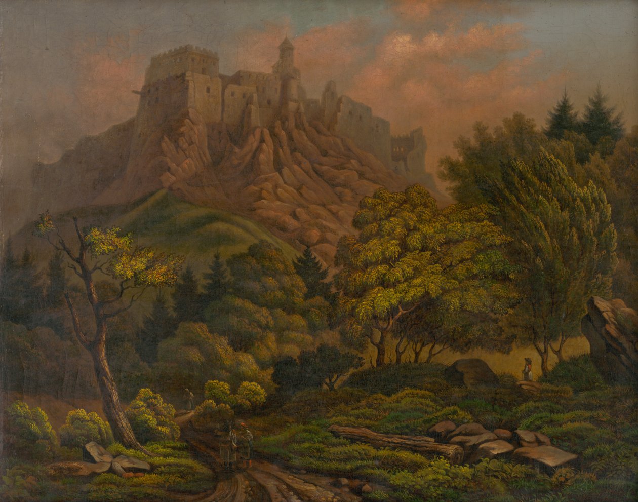 Landscape with Castle av Unbekannt