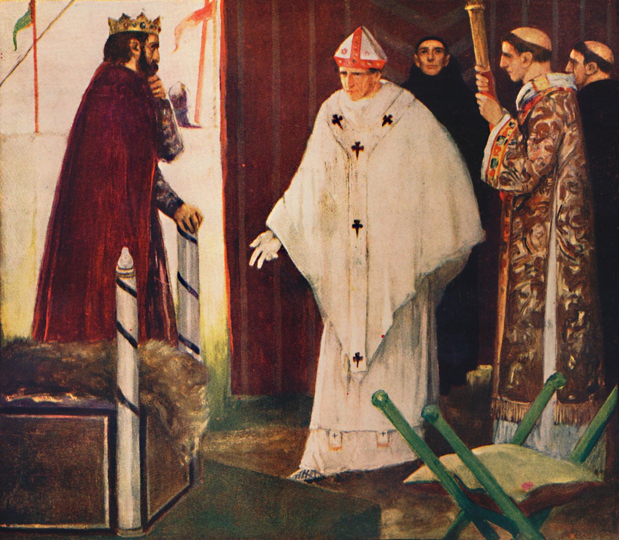 Langstons intervju med King John, 1912 av Unbekannt