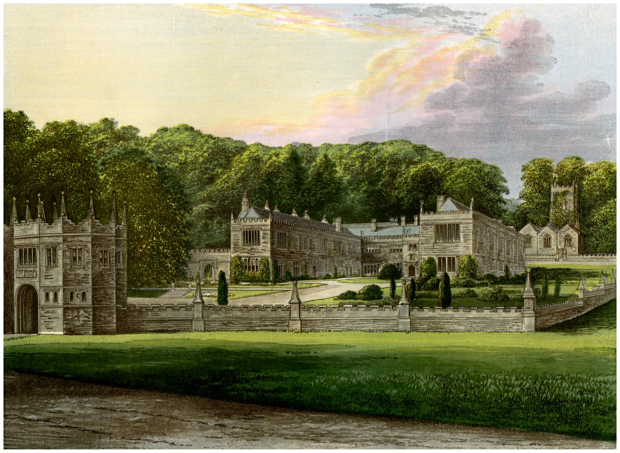Lanhydrock, Cornwall, hem för Lord Robartes, c1880 av Unbekannt