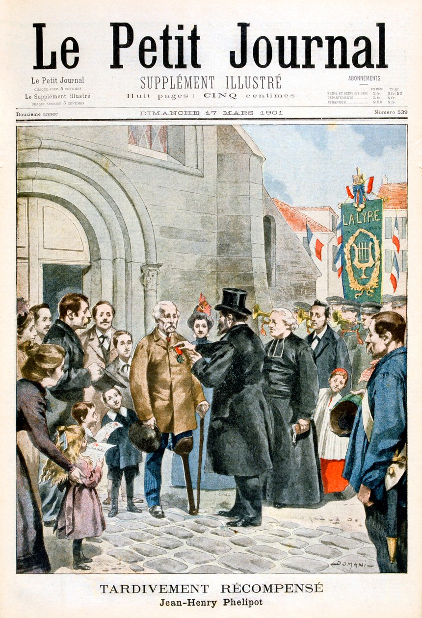 Sen belöning för Jean-Henry Phelipot, 1901 av Unbekannt