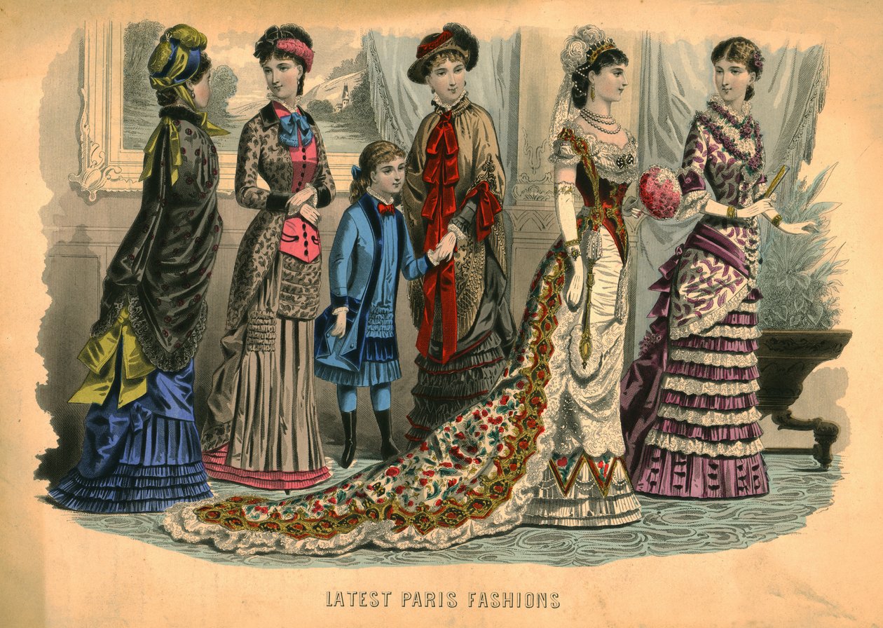 Senaste Parismoden, 1881. av Unbekannt