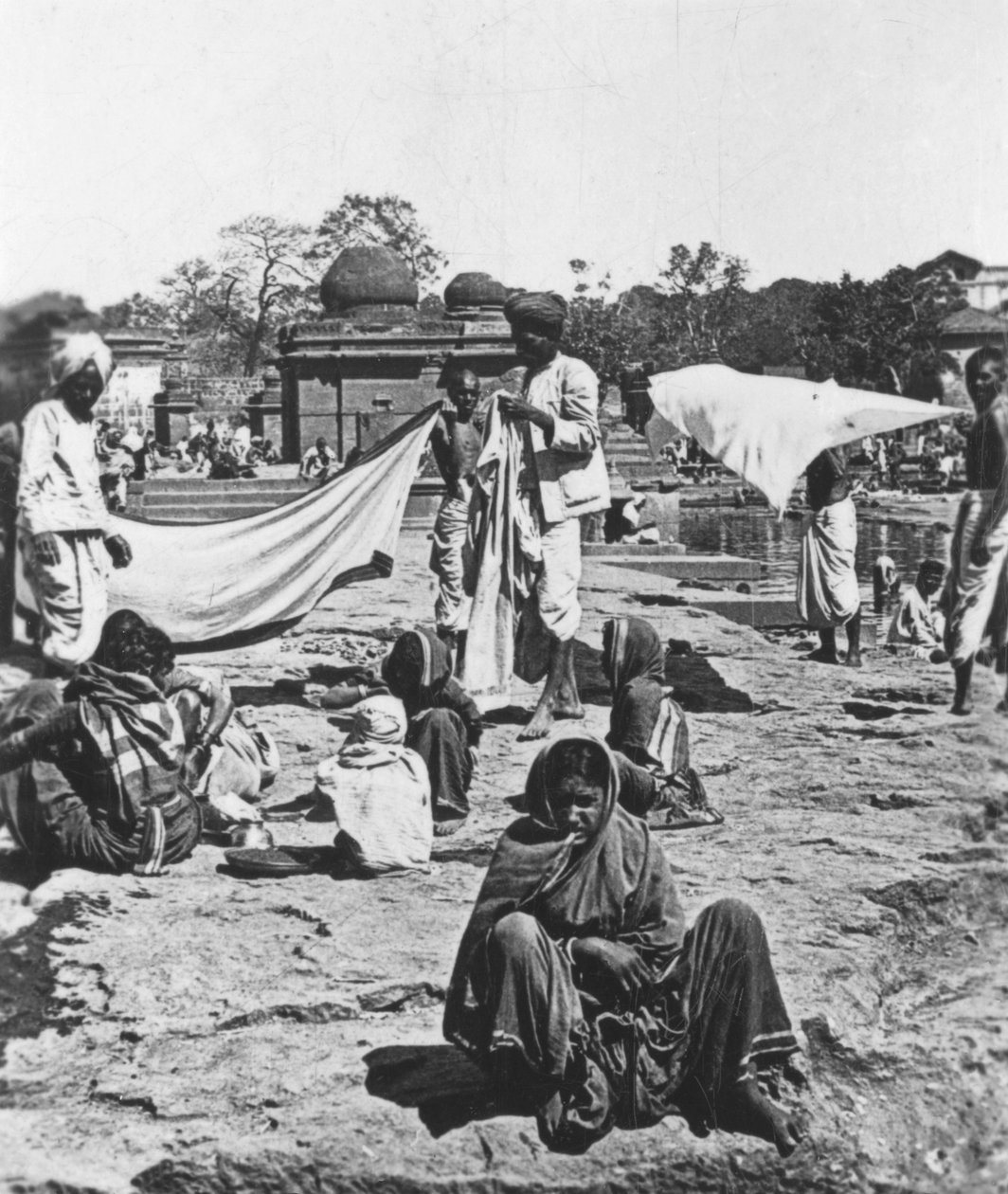 Tvättstuga, Indien, c1927-c1929 av Unbekannt