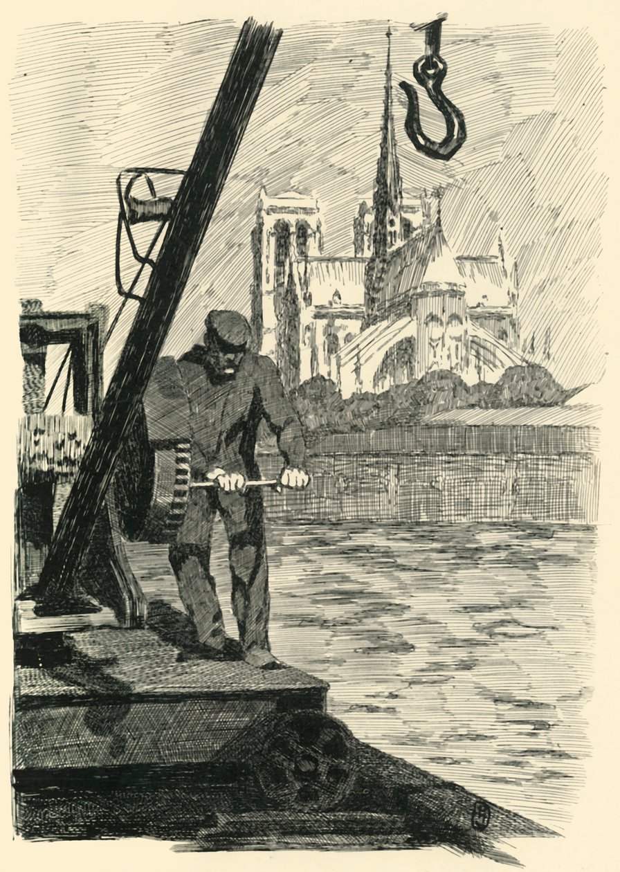 Sängen i Notre-Dame, Le Matin, 1903. av Unbekannt