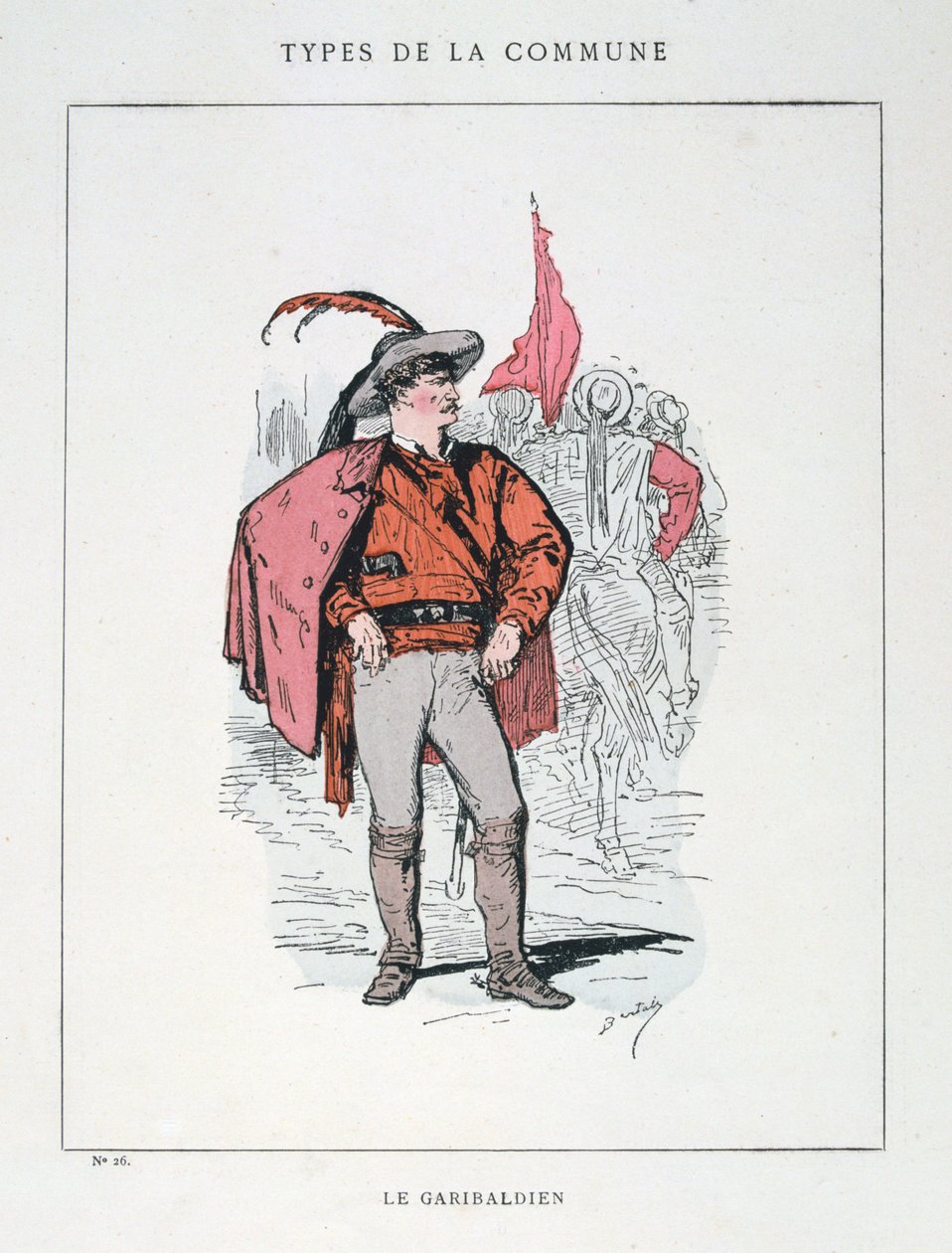 Garibaldian, Paris kommun, 1871. av Unbekannt