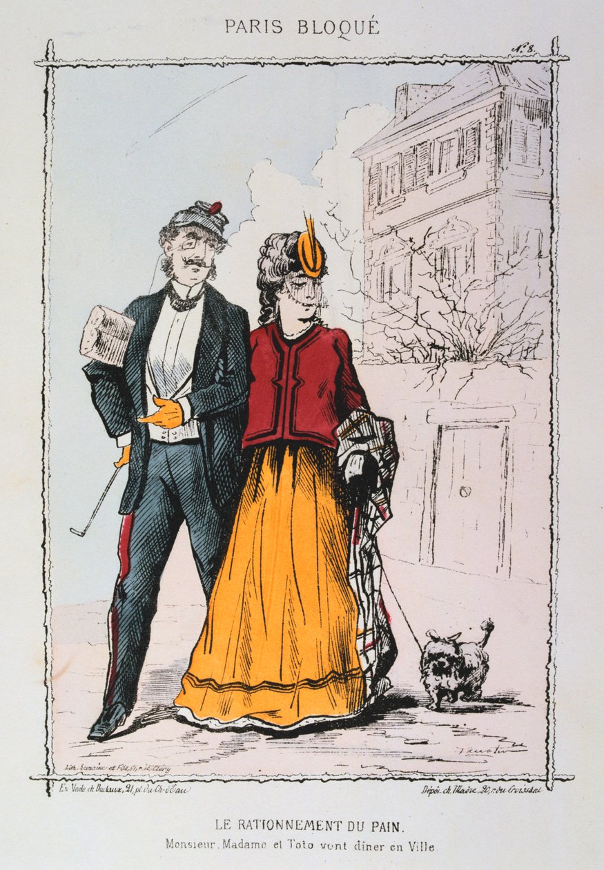 Brödransonering, 1870-1871 av Unbekannt