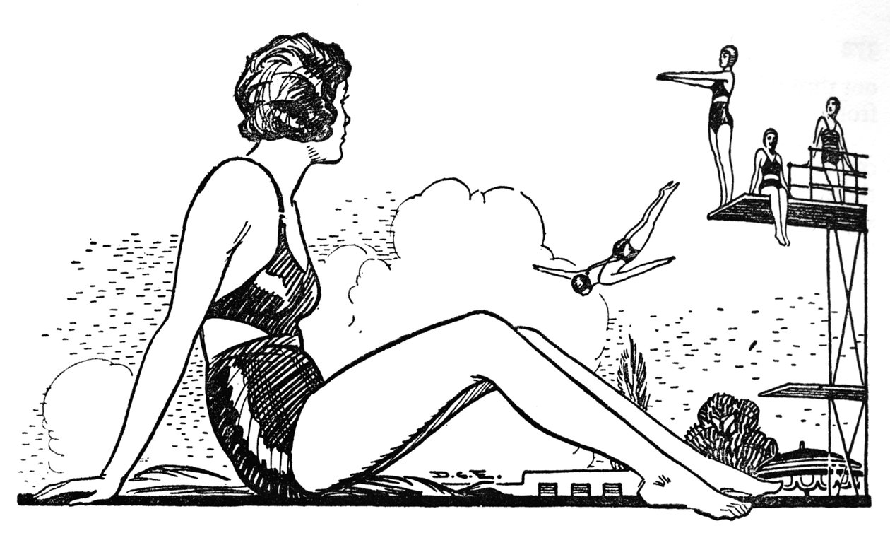 Lär dig simma, 1937 av Unbekannt