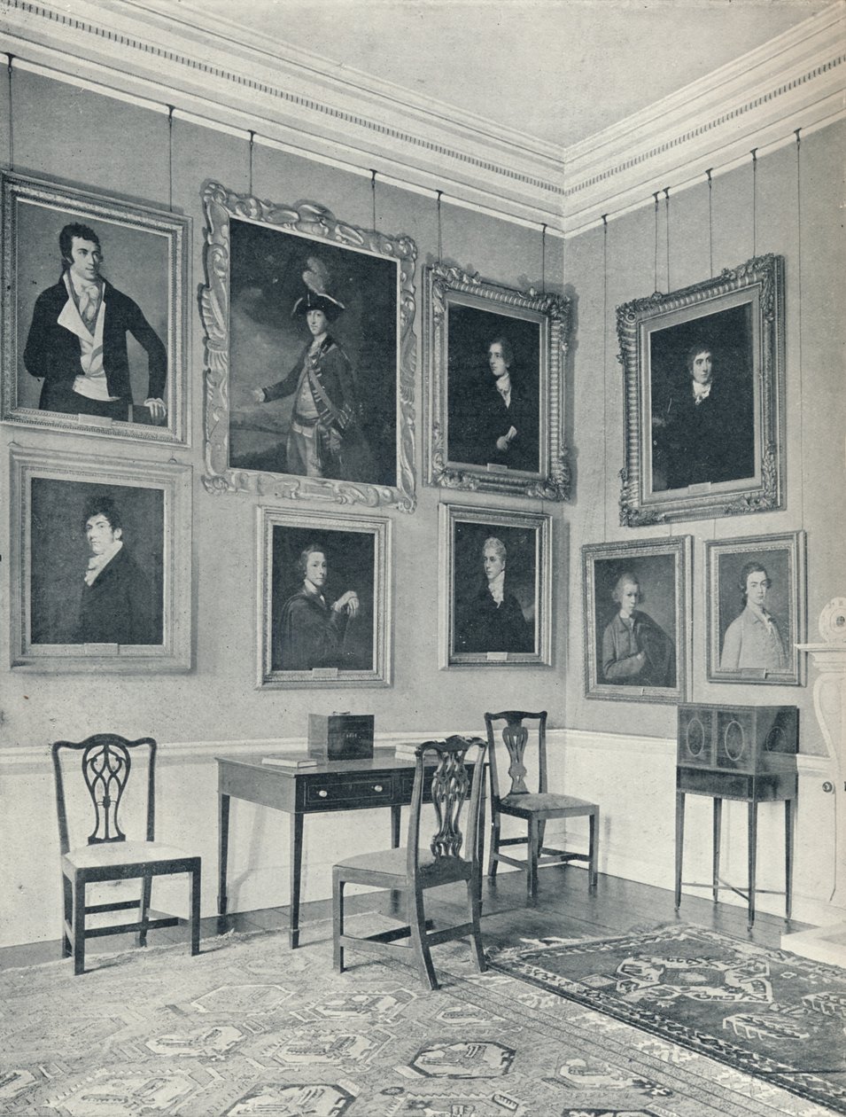 Lämnar porträtt i salongen, 1926 av Unbekannt