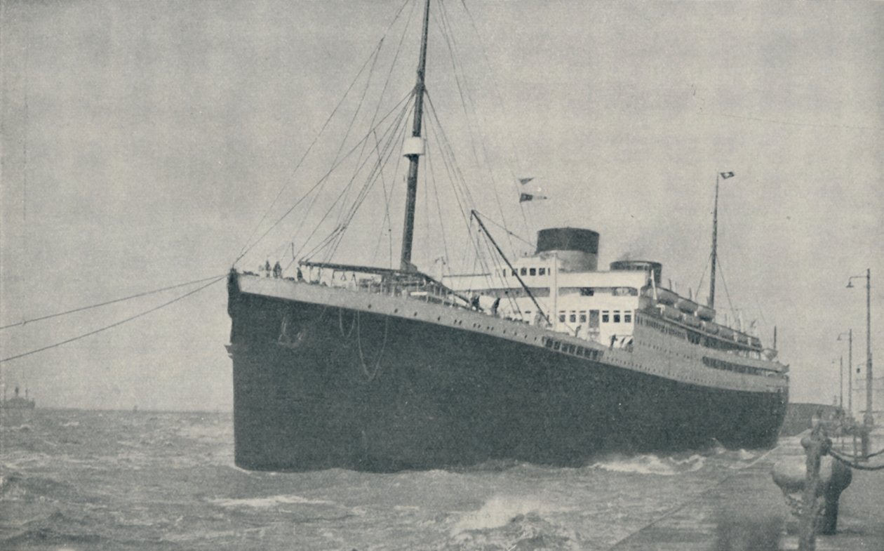 Lämnar landningsstadiet i Liverpool, 1936 av Unbekannt