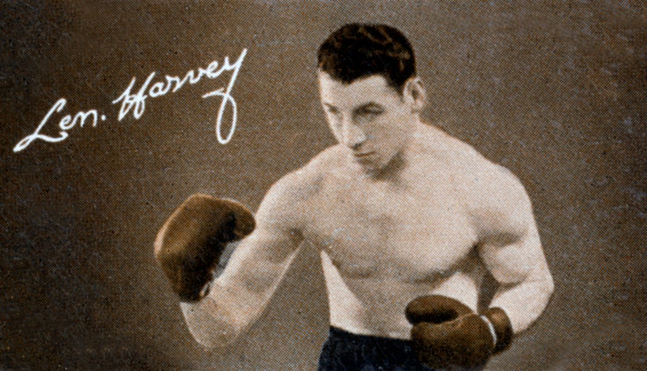 Len Harvey, lätt tungviktsboxningsmästare i Storbritannien, 1935 av Unbekannt