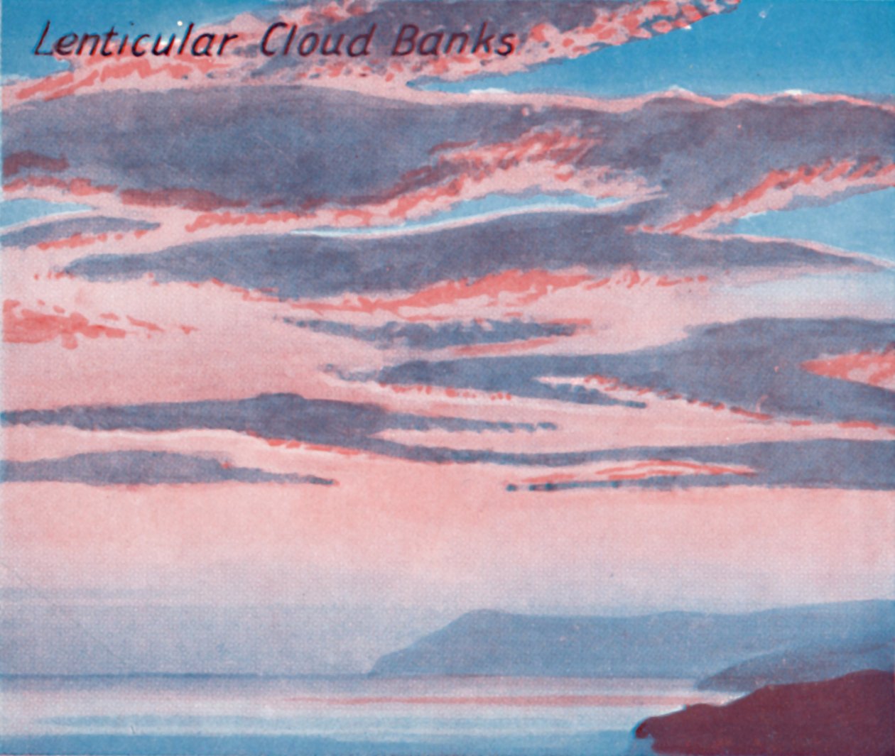 Lentikulära molnbanker - ett dussin av de viktigaste molnformerna på himlen, 1935 av Unbekannt
