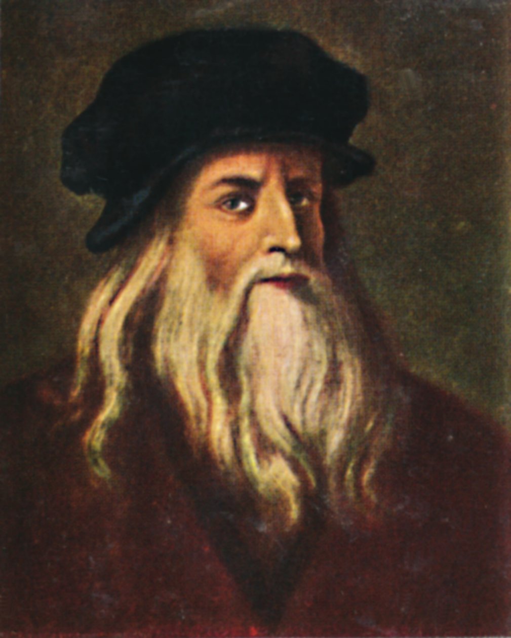Leonardo da Vinci 1452-1519. - Självporträtt, 1934. av Unbekannt