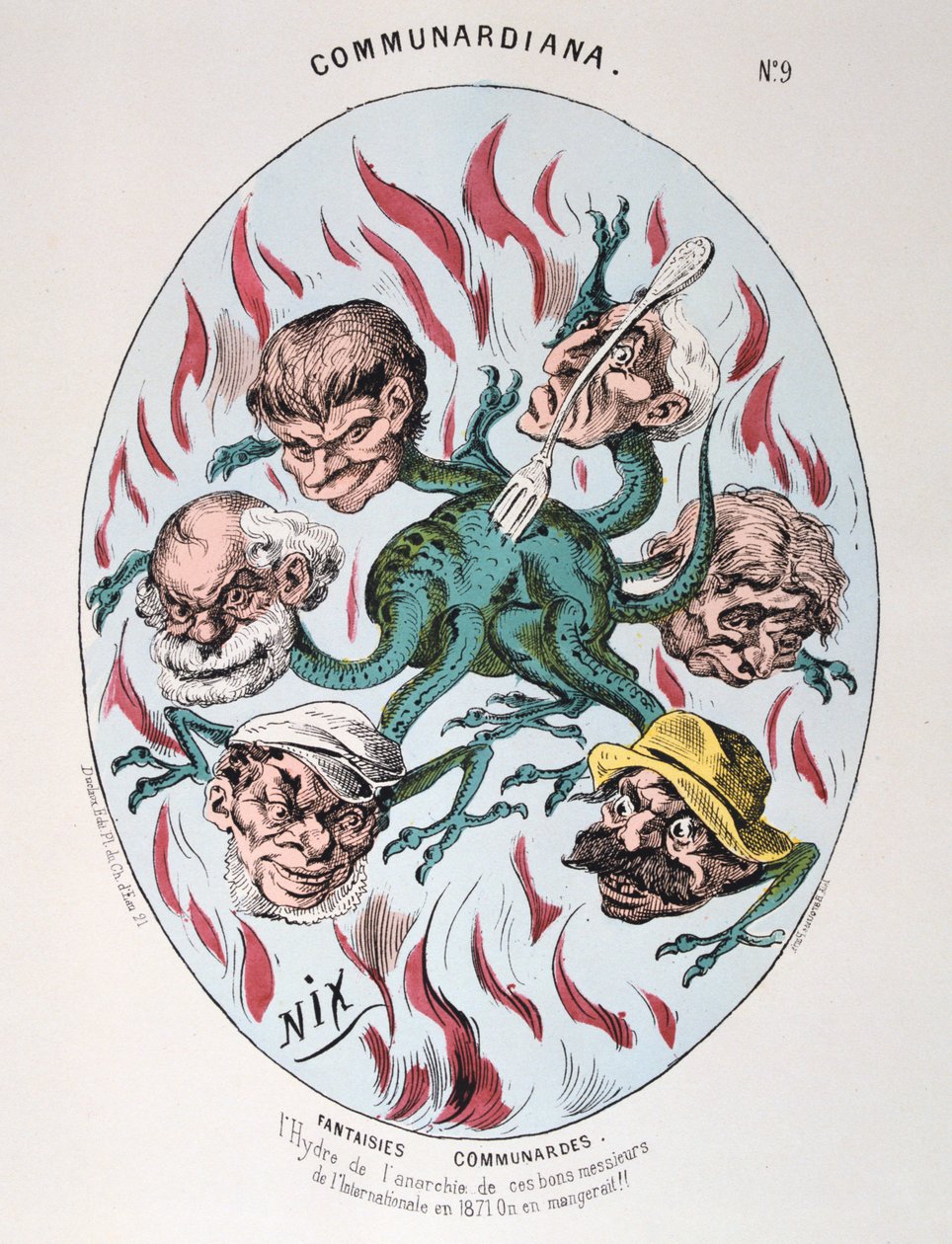 Kommunens vackra dagar, 1871 av Unbekannt