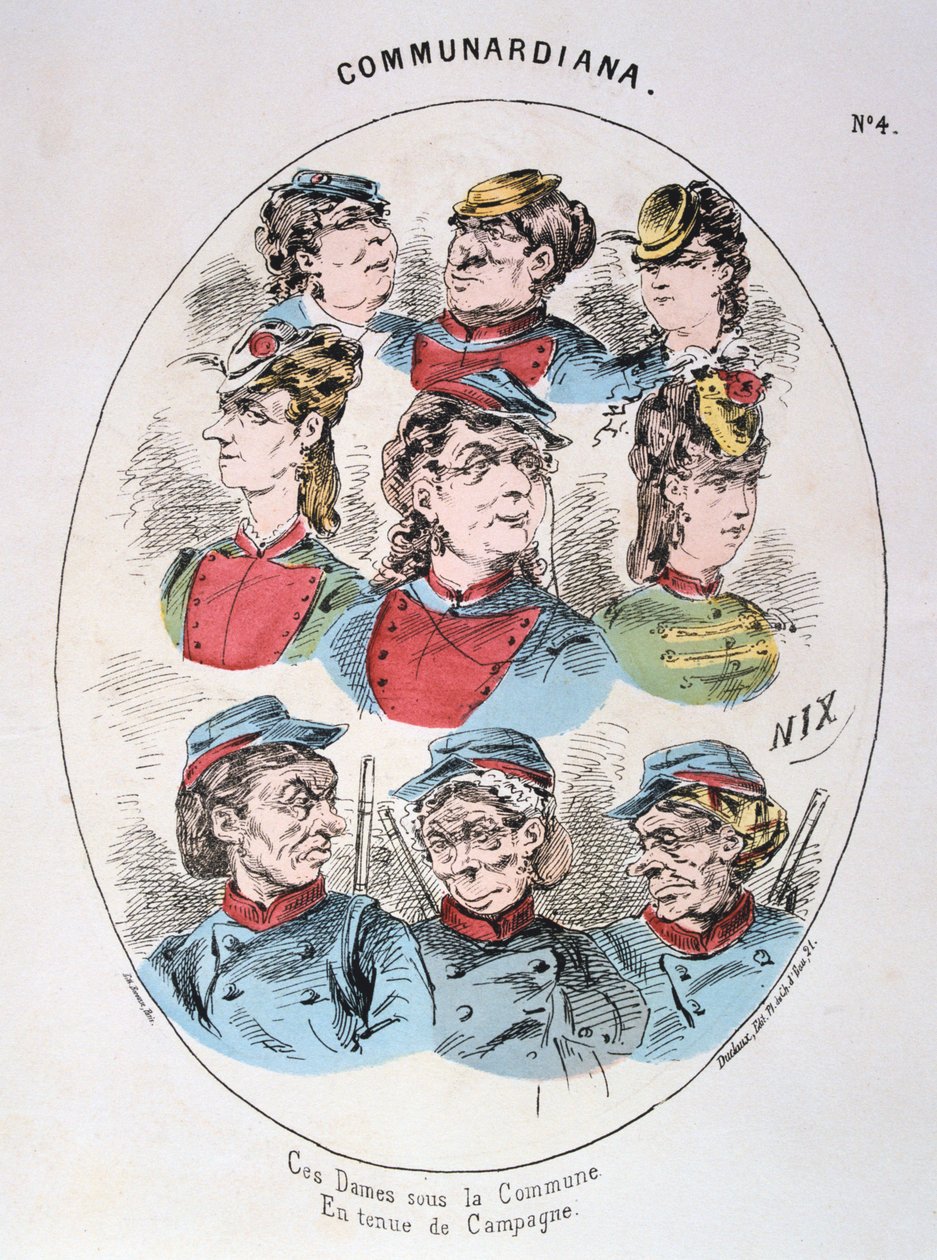 Kommunens vackra dagar, 1871 av Unbekannt