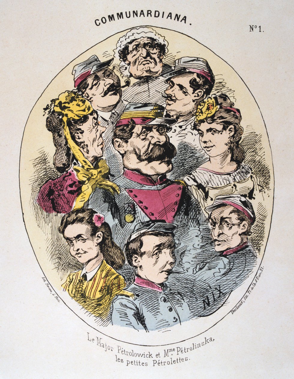 Kommunens vackra dagar, 1871 av Unbekannt