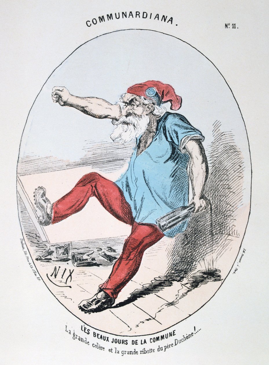 Kommunens vackra dagar, 1871 av Unbekannt