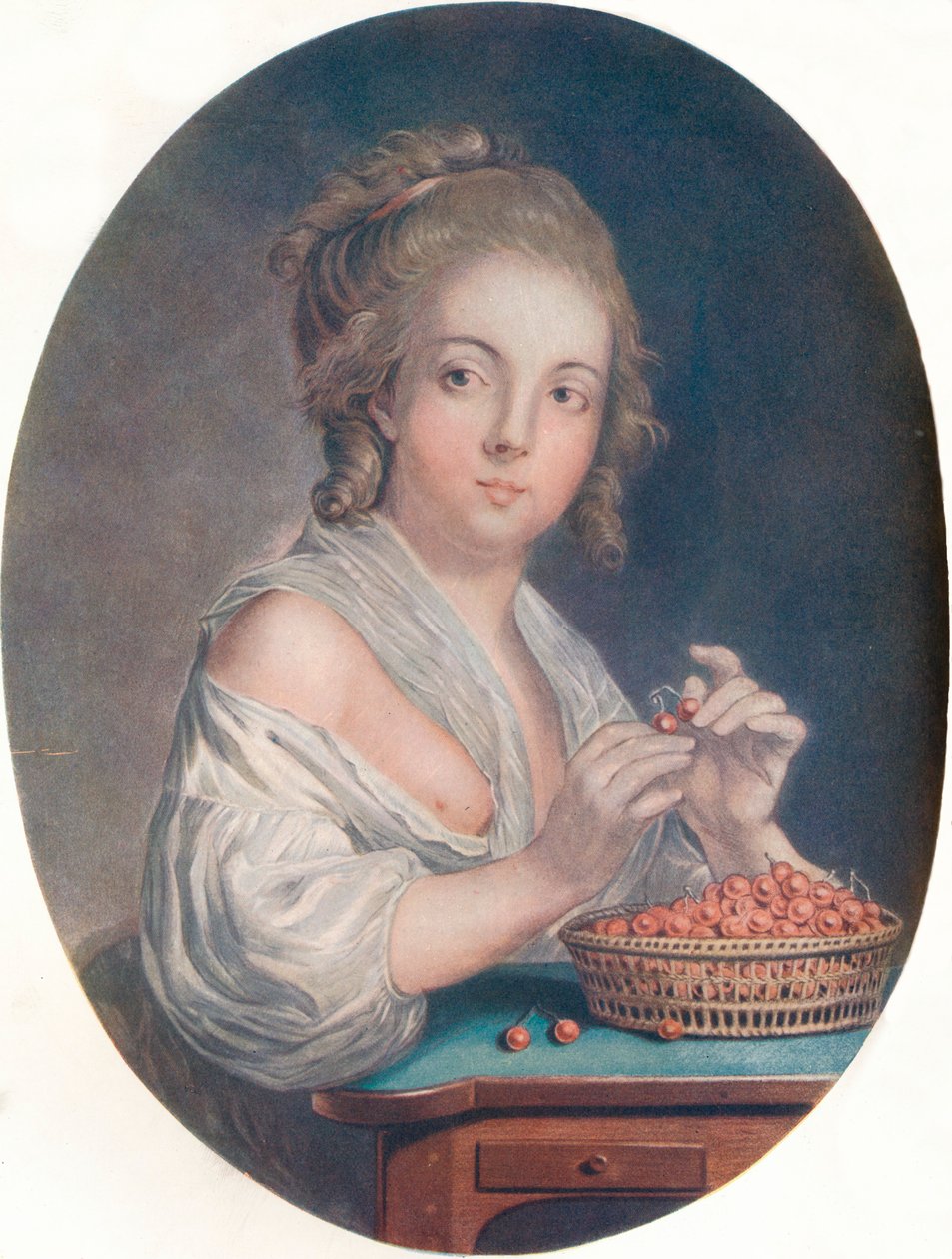 Körsbär, c1700-tal av Unbekannt