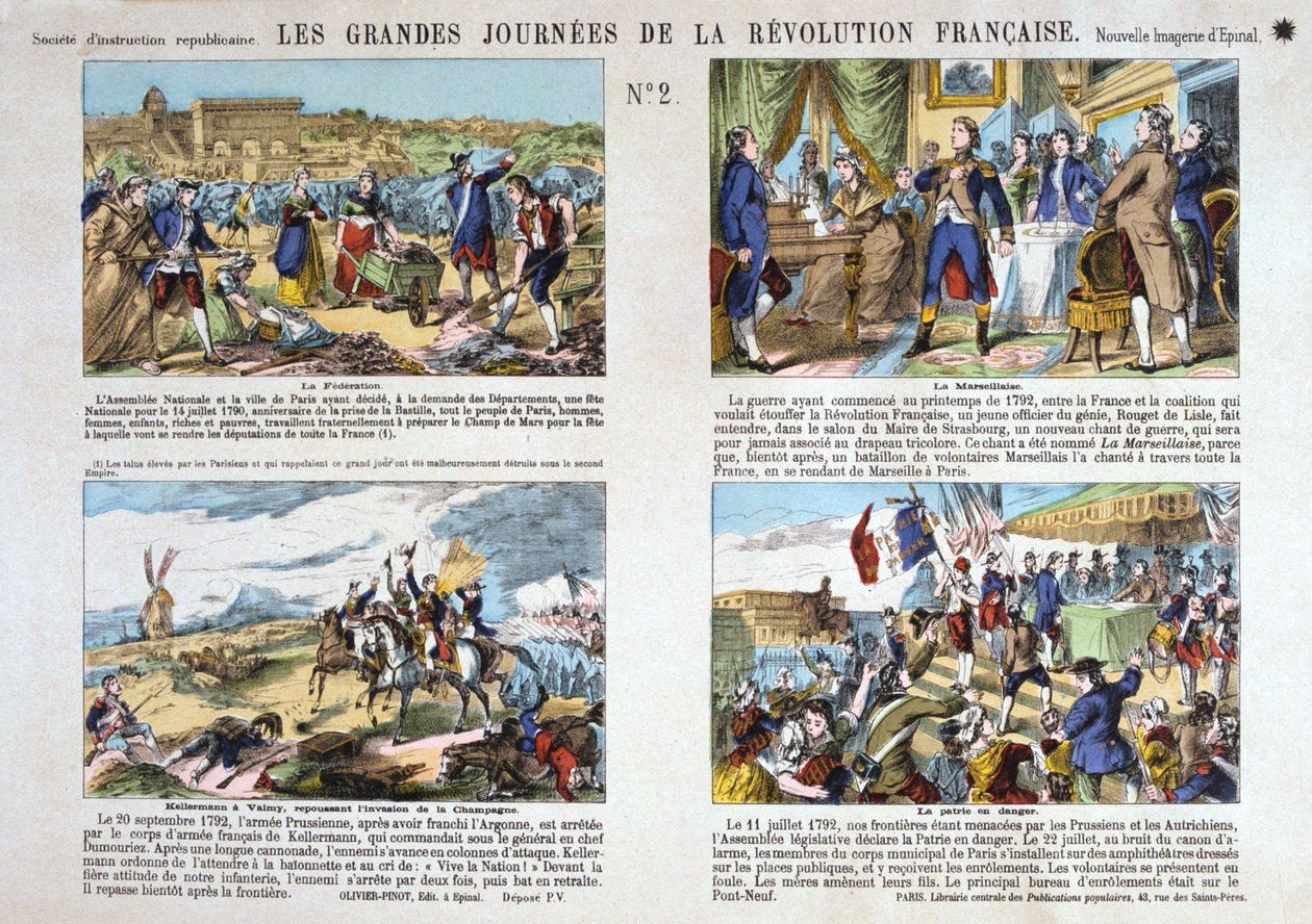 Franska revolutionens stora dagar, revolutionen 1789, Frankrike av Unbekannt