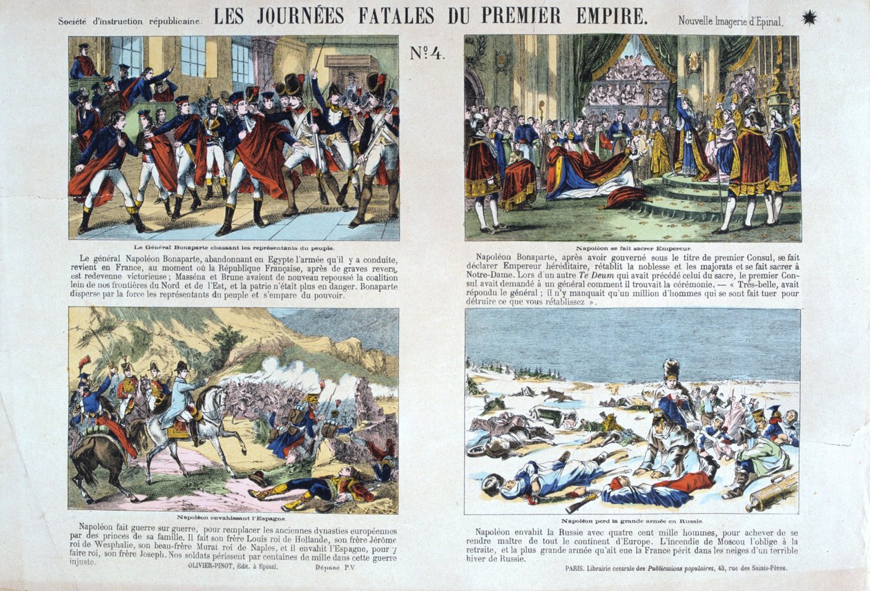 The Fatal Days of the First Empire, revolutionen 1789, Frankrike av Unbekannt