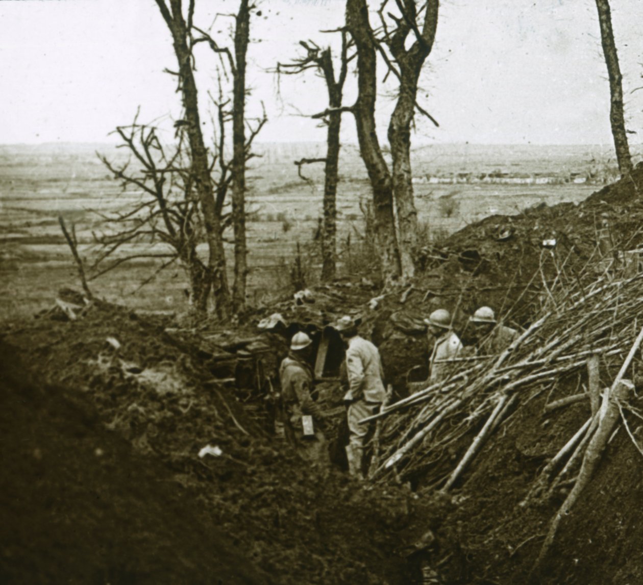 Les Eparges, norra Frankrike, 1915. av Unbekannt