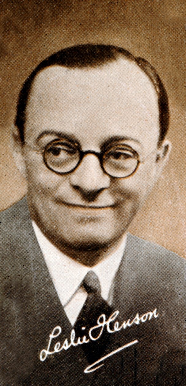 Leslie Lincoln Henson 1891-1957, engelsk komiker, skådespelare, producent och regissör, 1935 av Unbekannt
